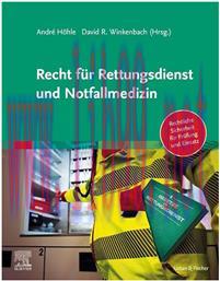 [AME]Recht f&uuml;r Rettungsdienst und Notfallmedizin (German Edition) (True PDF from_ Publisher)