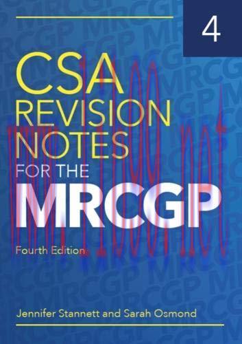 [AME]CSA Revision Notes for the MRCGP, fourth edition (Original PDF)