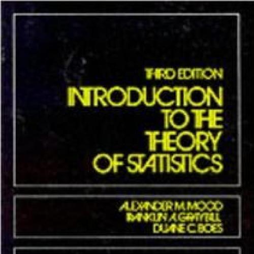 Introduction to the Theory of Statistics, 3rd Edition - Andy