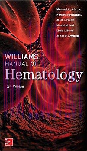 [AME]Williams Manual of Hematology, Ninth Edition &ndash; High Quality PDF
