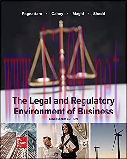 [PDF]ISE EBook The Legal and Regulatory Environment of BUSINESS 19E [Marisa Anne PAGNATTARO]