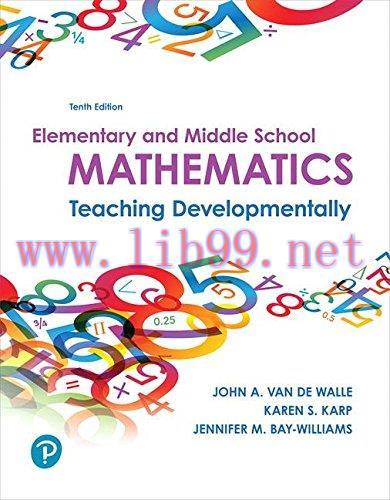 [FOX-Ebook]Elementary and Middle School Mathematics: Teaching Developmentally, 10th edition