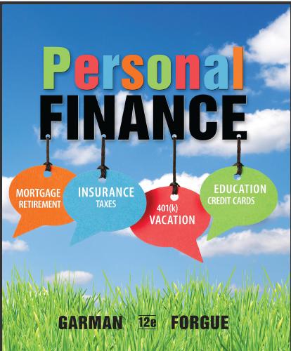 (Solution Manual)Personal Finance 12th Edition by Garman.zip