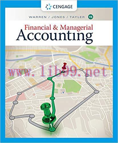 [PDF]Financial and Managerial Accounting, 15th Edition [Carl S. Warren]