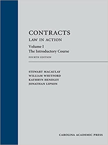 (PDF)Contracts Law in Action, Volume 1 The Introductory Course, Fourth Edition