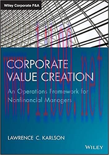 (PDF)Corporate Value Creation: An Operations Framework for Nonfinancial Managers (Wiley Corpora...