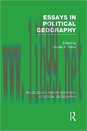 (PDF)Essays in Political Geography (Routledge Library Editions: Political Geography)