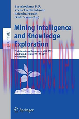 [FOX-Ebook]Mining Intelligence and Knowledge Exploration: 7th International Conference