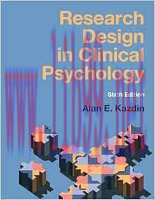 [AME]Research Design in Clinical Psychology, 6th Edition (EPUB)