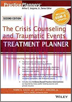 (PDF)The Crisis Counseling and Traumatic Events Treatment Planner, with DSM-5 Updates, 2nd Edit...