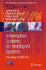[PDF]Information Systems for Intelligent Systems: Proceedings of ISBM 2022