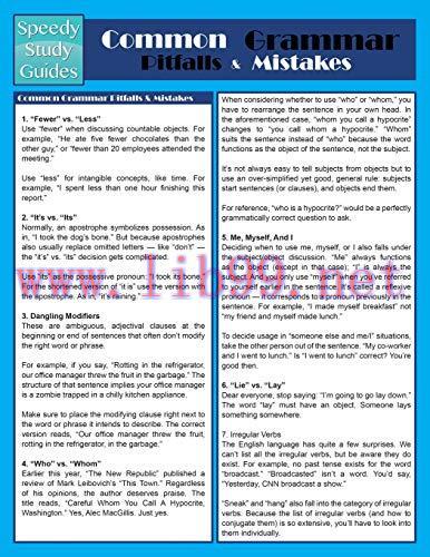 [FOX-Ebook]Common Grammar Pitfalls & Mistakes (Speedy Study Guide)