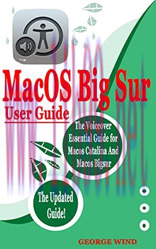 [FOX-Ebook]Macos Big Sur User Guide: The Voiceover Essential Manual For Macos Catalina And Maco...