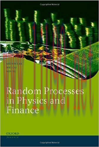 (PDF)Random Processes in Physics and Finance (Oxford Finance Series) 1st Edition