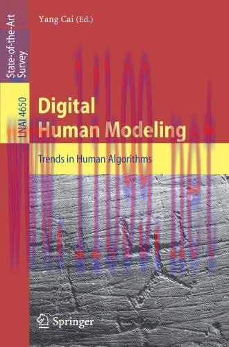 [FOX-Ebook]Digital Human Modeling: Trends in Human Algorithms