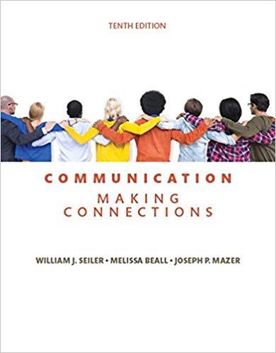 (Test Bank)Communication Making Connections 10th Edition by William J. Seiler.zip