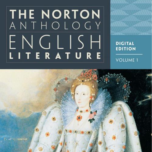 Norton Anthology of English Literature, 9e Vol 1, The