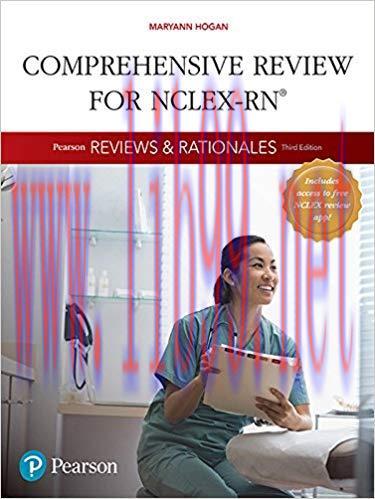 (PDF)Pearson Reviews & Rationales: Comprehensive Review for NCLEX-RN (Hogan, Pearson Reviews & ...