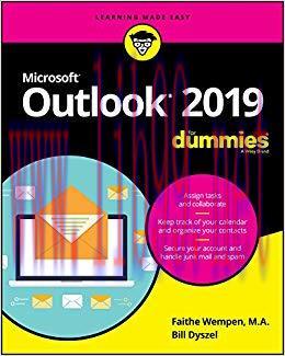 Outlook 2019 For Dummies (Outlook for Dummies) 1st Edition,