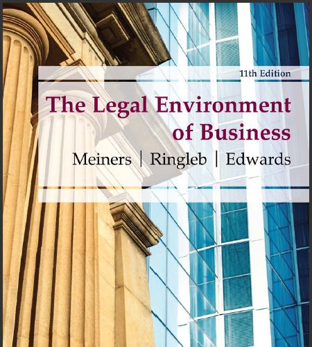 (TB)The Legal Environment of Business, 11th edition.zip