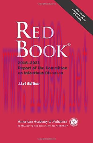 [AME]Red Book 2018: Report of the Committee on Infectious Diseases (PDF)