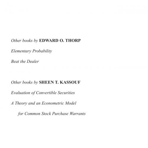 Beat the Market_ A Scientific Stock Market System - Wei Zhi