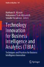 [PDF]Technology Innovation for Business Intelligence and Analytics (TIBIA): Techniques and Prac...
