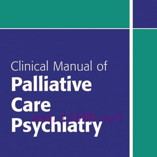 [AME]Clinical Manual of Palliative Care Psychiatry (EPUB)