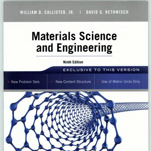 Materials Science and Engineering