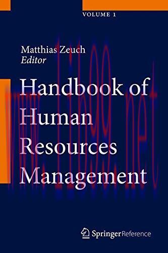 [FOX-Ebook]Handbook of Human Resources Management