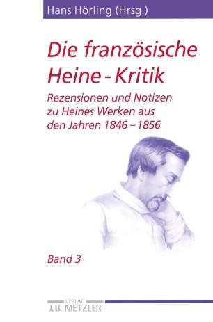 Die franz&ouml;siche Heine-Kritik