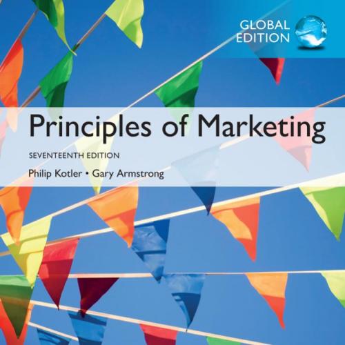 Principles of Marketing, 17th Global Edition
