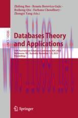 [PDF]Databases Theory and Applications: 34th Australasian Database Conference, ADC 2023, Melbou...