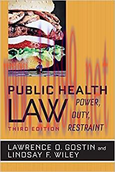 (PDF)Public Health Law: Power, Duty , Restraint