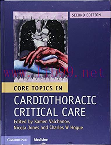 [PDF]Core Topics in Cardiothoracic Critical Care, 2nd Edition