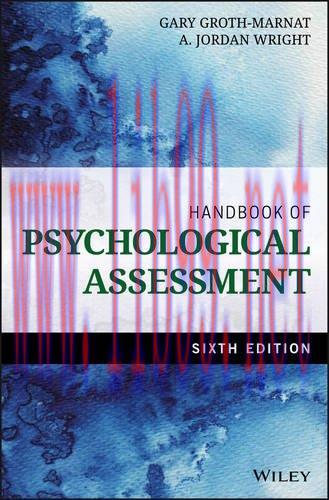 [AME]Handbook of Psychological Assessment, 6th Edition