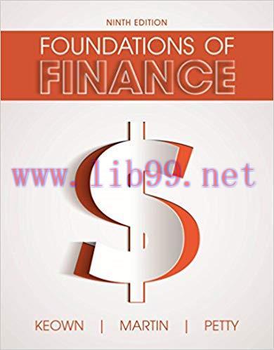 (PDF)Foundations of Finance (Pearson Series in Finance) 9th Edition