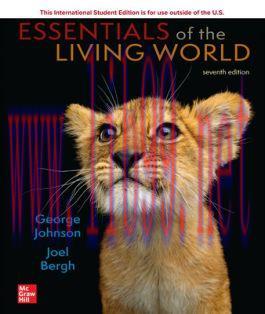 [PDF]Essentials of the Living World 7th Edition [George Johnson]