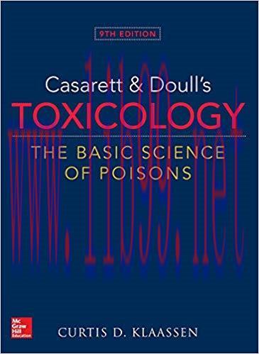 [AME]Casarett & Doull's Toxicology: The Basic Science of Poisons 9e (ORIGINAL PDF from_ Publish...