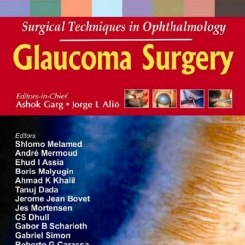 Surgical Techniques in Ophthalmology Glaucoma Surgery by Ashok Garg
