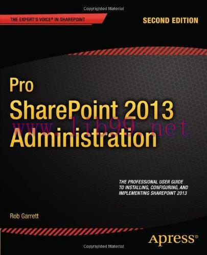 [FOX-Ebook]Pro SharePoint 2013 Administration, 2nd Edition