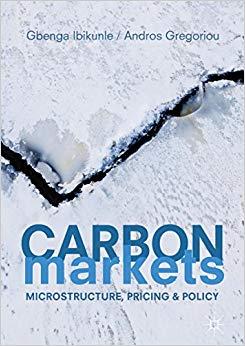 (PDF)Carbon Markets Microstructure, Pricing and Policy 1st ed. 2018 Edition