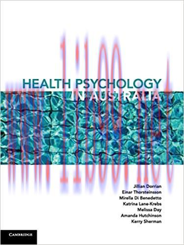 [PDF]Health Psychology in Australia [Jill Dorrian]