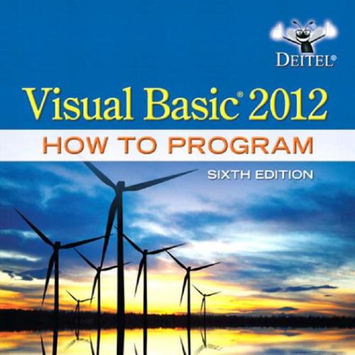 Visual Basic 2012 How to Program 6th Edition