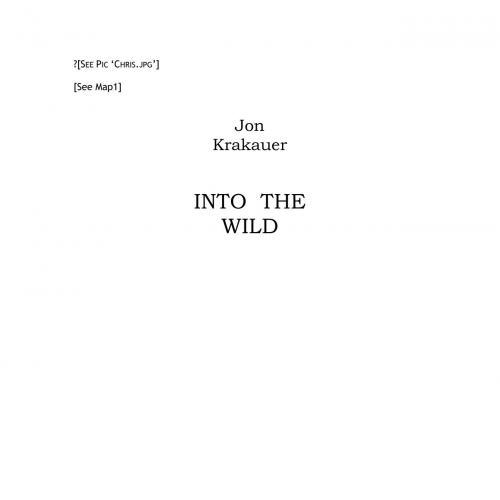 Into the Wild