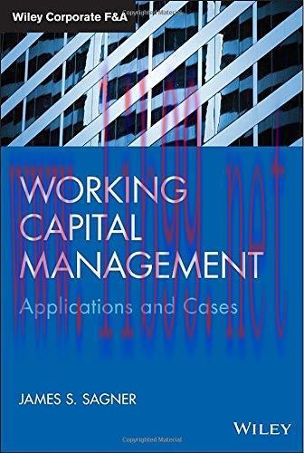 [FOX-Ebook]Working Capital Management: Applications and Case Studies
