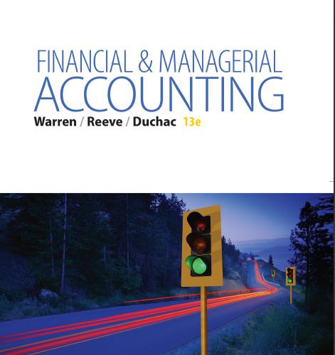 (Solution Manual)Financial and Managerial Accounting 13th Edition by Warren.zip