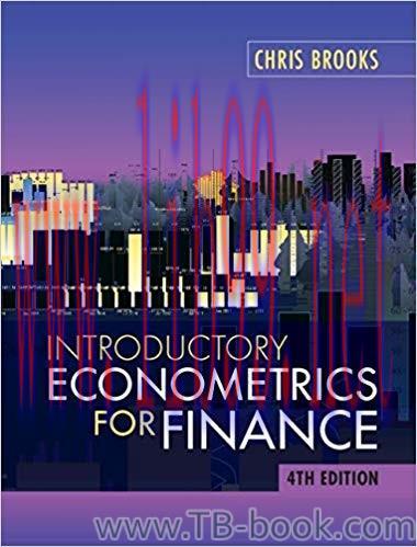 Test Bank for Introductory Econometrics for Finance 4th Edition by Chris Brooks