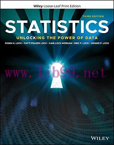 [FOX-Ebook]Statistics: Unlocking the Power of Data, 3rd Edition
