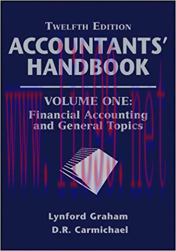 (PDF)Accountants&rsquo; Handbook, Financial Accounting and General Topics 12th Edition